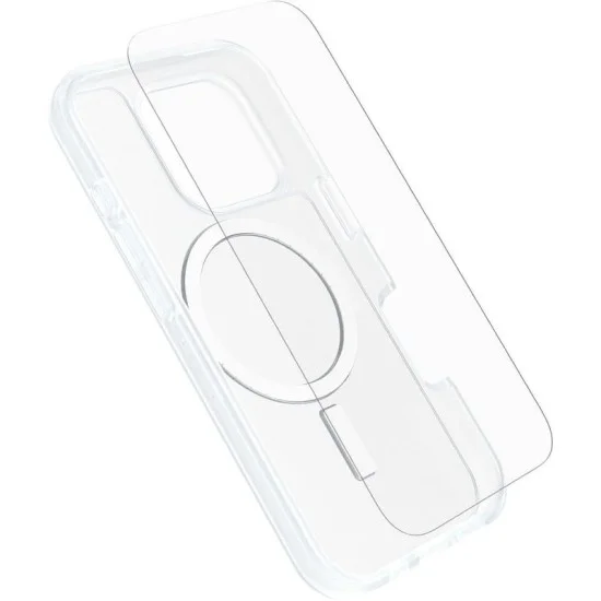 Cover Iphone 16 Pro Max React Magsafe Case + Glass Clear Otterbox - Clear